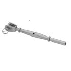 ASS Super-Mini-Wantenspanner mit Gabel und Terminal - 1.4401 / AISI316 / Edelstahl A4