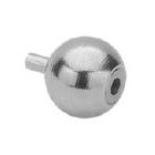 Stell-Kugel (ø 18 mm) für 1,5 mm Seil, aus 2.0401 vernickelt, BL 125 daN